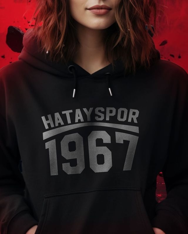 2023-2024 Hatayspor 1967 Kapşonlu Hoodie Unisex<br>(S Beden)