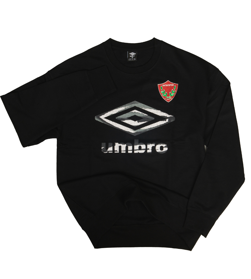 FC-0200 UMBRO LOGO SWEAT<br>(S - SİYAH Beden)